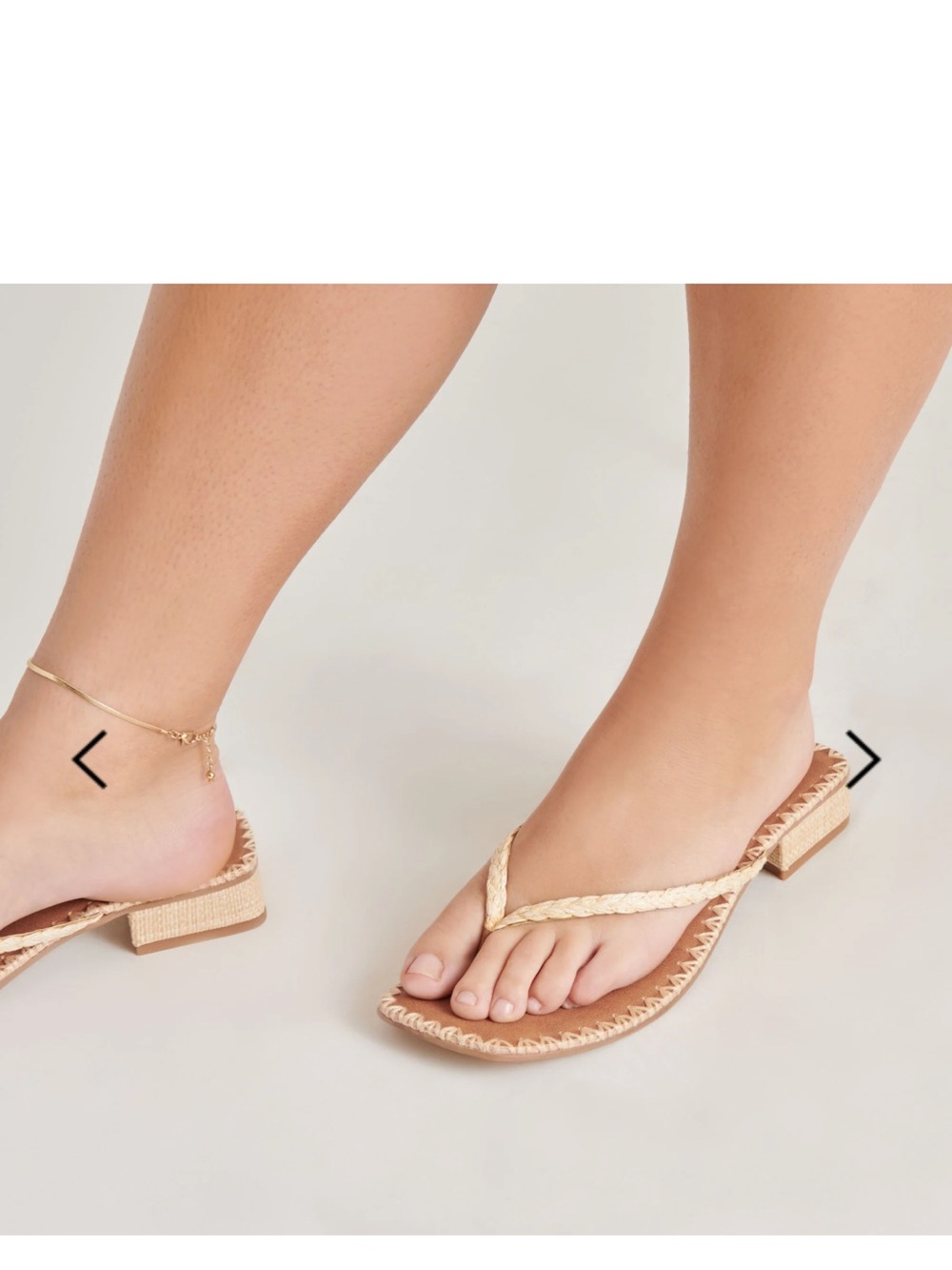 Dolce Vita Barty Raffia Sandals View 3